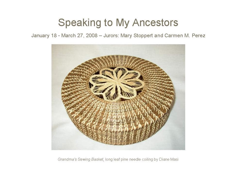 Artisan Gallery: Speaking to My Ancestors Artisan Gallery: Speaking to My Ancestors