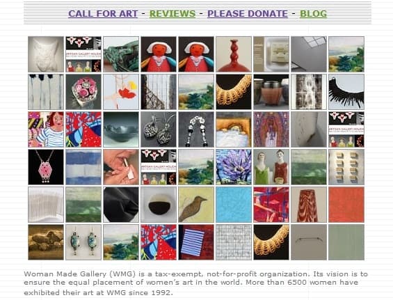 First Website (womanmade.org) Created by Galganov & Associates as a Gift to WMG Website (womanmade.org) Created by Galganov & Associates as a Gift to WMG