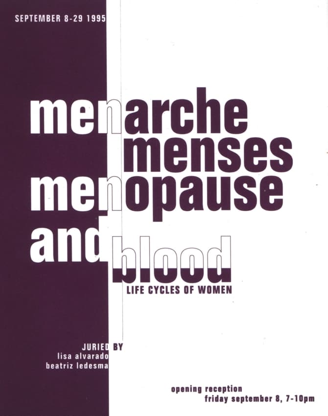 Menarche, Menses, Menopause and Blood Menarche, Menses, Menopause and Blood