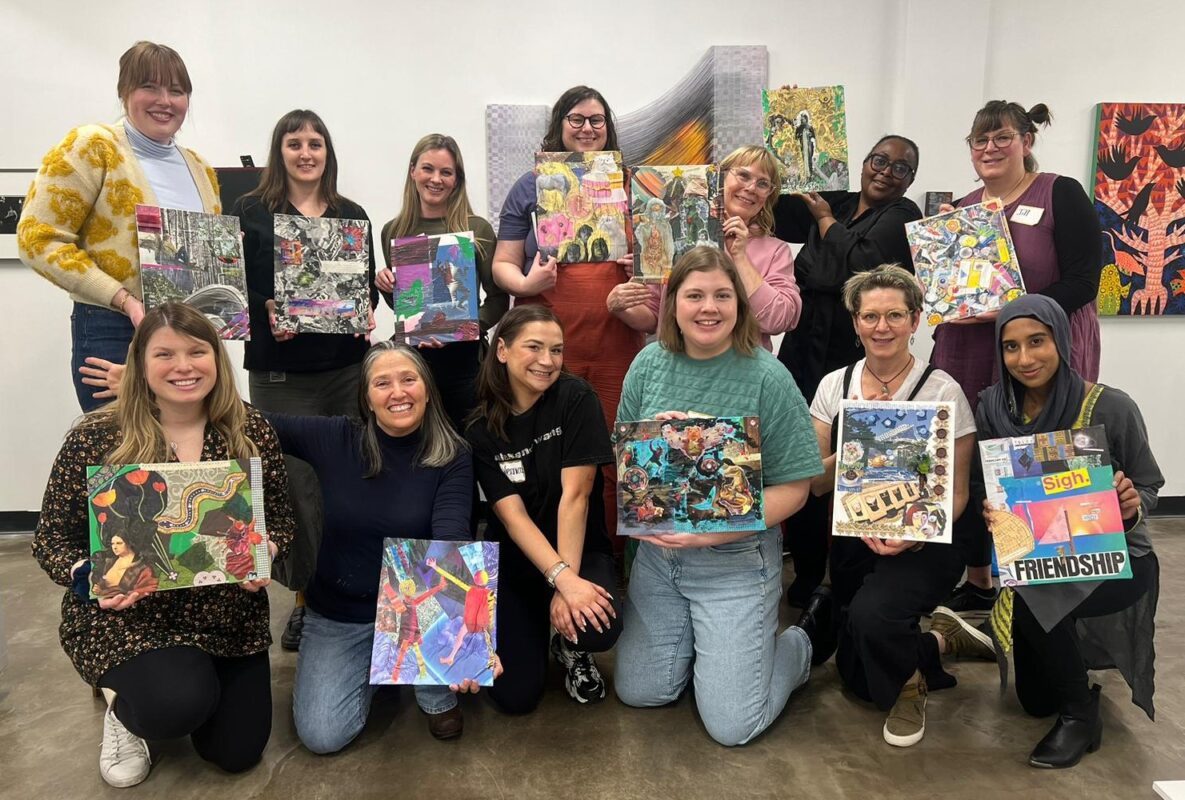 Artists showing work created in WMG workshops